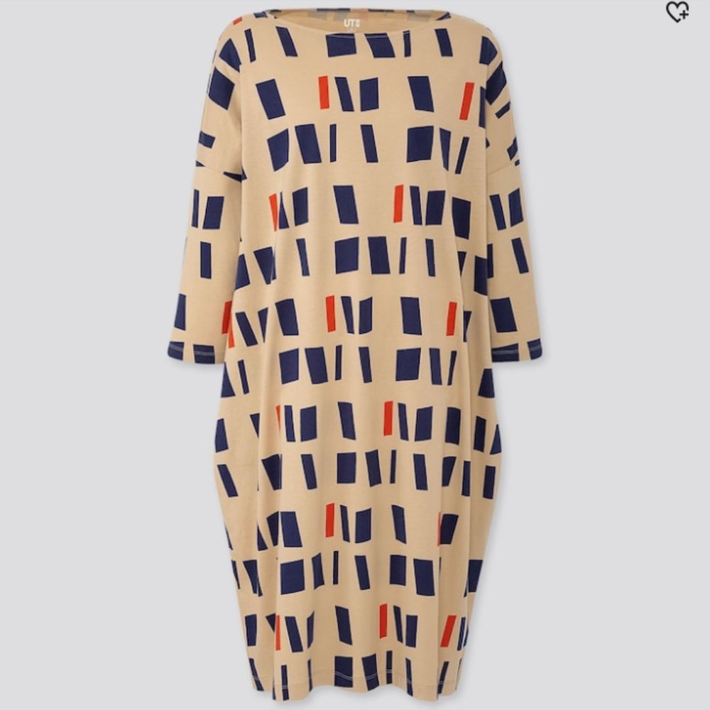 Color&Rhythm Helio Oiticica 3/4 Sleeve Tee Dress